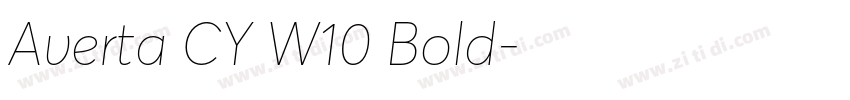 Averta CY W10 Bold字体转换 Averta CY W10 Bold字体转换